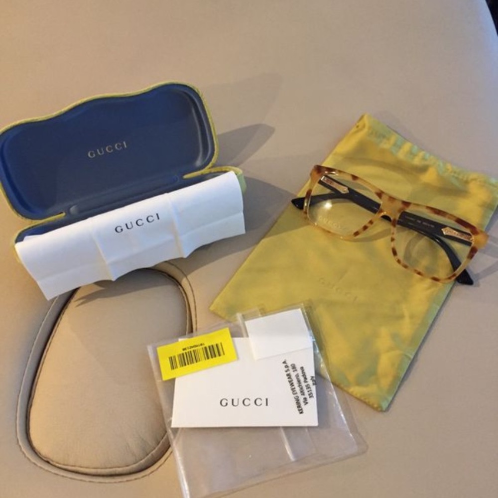 Gucci Light Havana Black Frames
